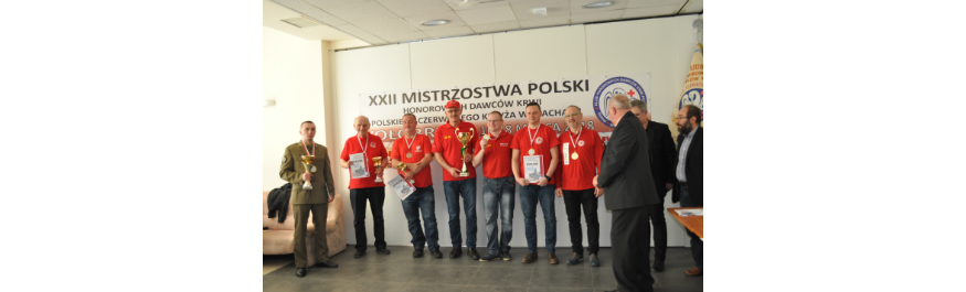 XXII Szachowe Mistrzostwa Polski Honorowych Dawców Krwi Polskiego Czerwonego Krzyża  Kliknięcie w obrazek spowoduje wyświetlenie jego powiększenia