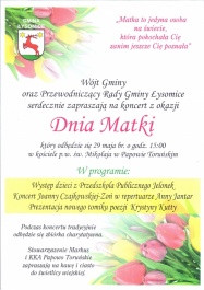 Gminny Dzień Matki  Kliknięcie w obrazek spowoduje wyświetlenie jego powiększenia