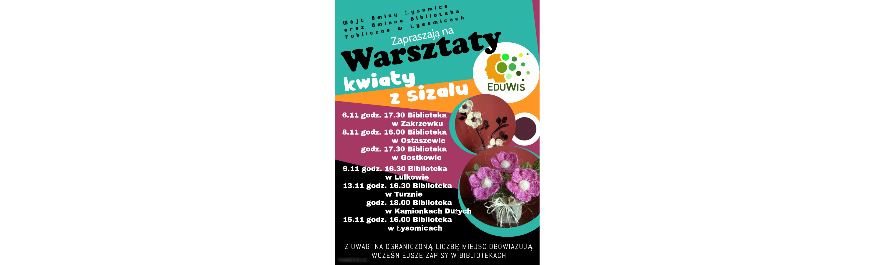 Warsztaty Sizal Kliknięcie w obrazek spowoduje wyświetlenie jego powiększenia
