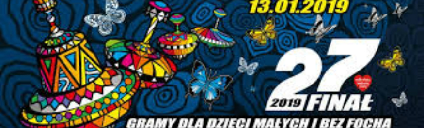Zapraszamy  na 27 Finał WOŚP Kliknięcie w obrazek spowoduje wyświetlenie jego powiększenia