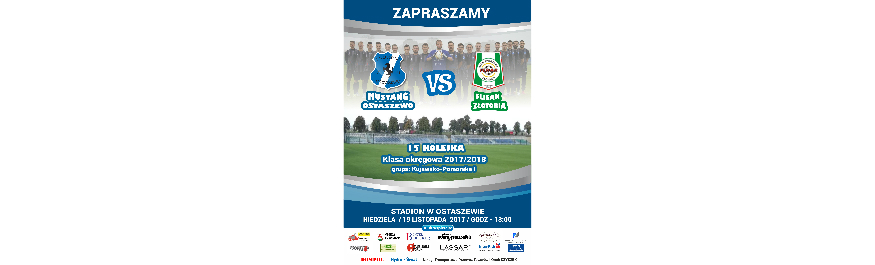 Mustang Ostaszewo vs Flisak Złotoria- zapraszamy Kliknięcie w obrazek spowoduje wyświetlenie jego powiększenia