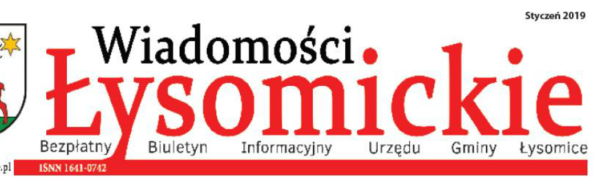 Wiadomości Łysomickie styczeń 2019 Kliknięcie w obrazek spowoduje wyświetlenie jego powiększenia