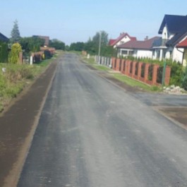 ul. Bukowa w Łysomicach 