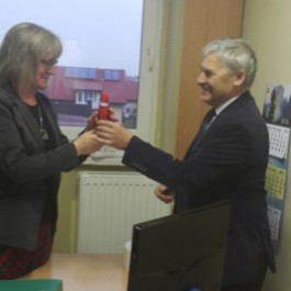 Z p. Renatą Kleszcz- podinspektorem ds. finansów, ksiegowości i płac 