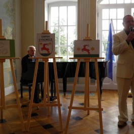 Prelekcja pana Marka Pawłowskiego na temat heraldyki i symboliki herbu.