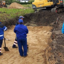 Prace modernizacyjne na ul. Jodłowej  w Łysomicach 