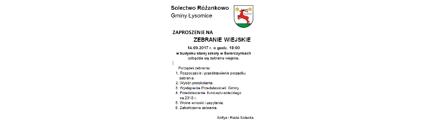  Zebranie wiejskiwie Kliknięcie w obrazek spowoduje wyświetlenie jego powiększenia